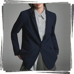NWT: Navy Blue “The Tessie” Blazer (S) by Maeve